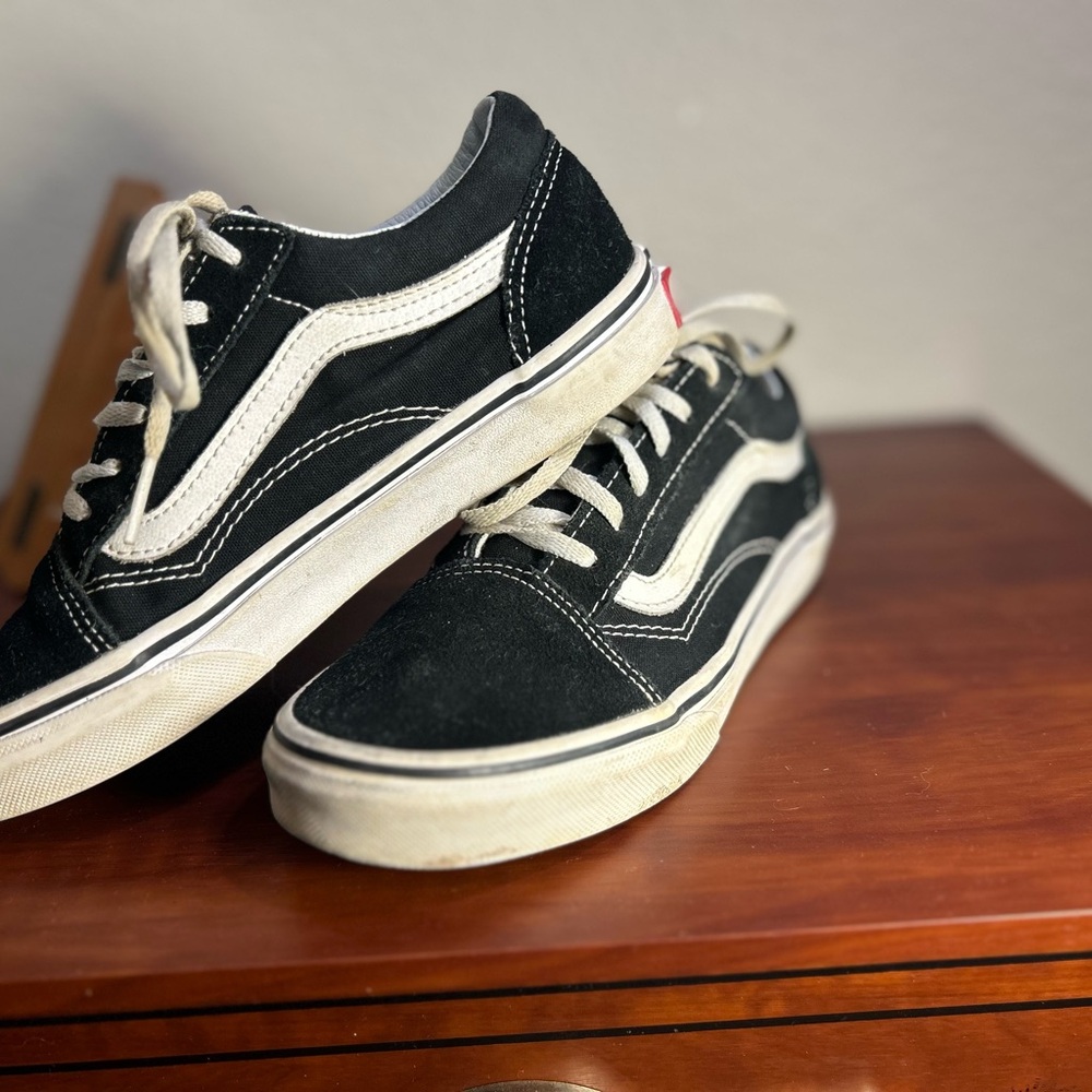 Vans Black and White Classic Sneakers